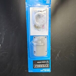 EVERBILT Universal Hardware Gray Dead Bolt Lock with Keys Mounting Hardware Incl